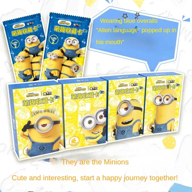 Card Fun Minions Big Eyes Series Funny Collection Card First Shot Cute Collection Card Cartoon Film Children\'s Gifts Toys