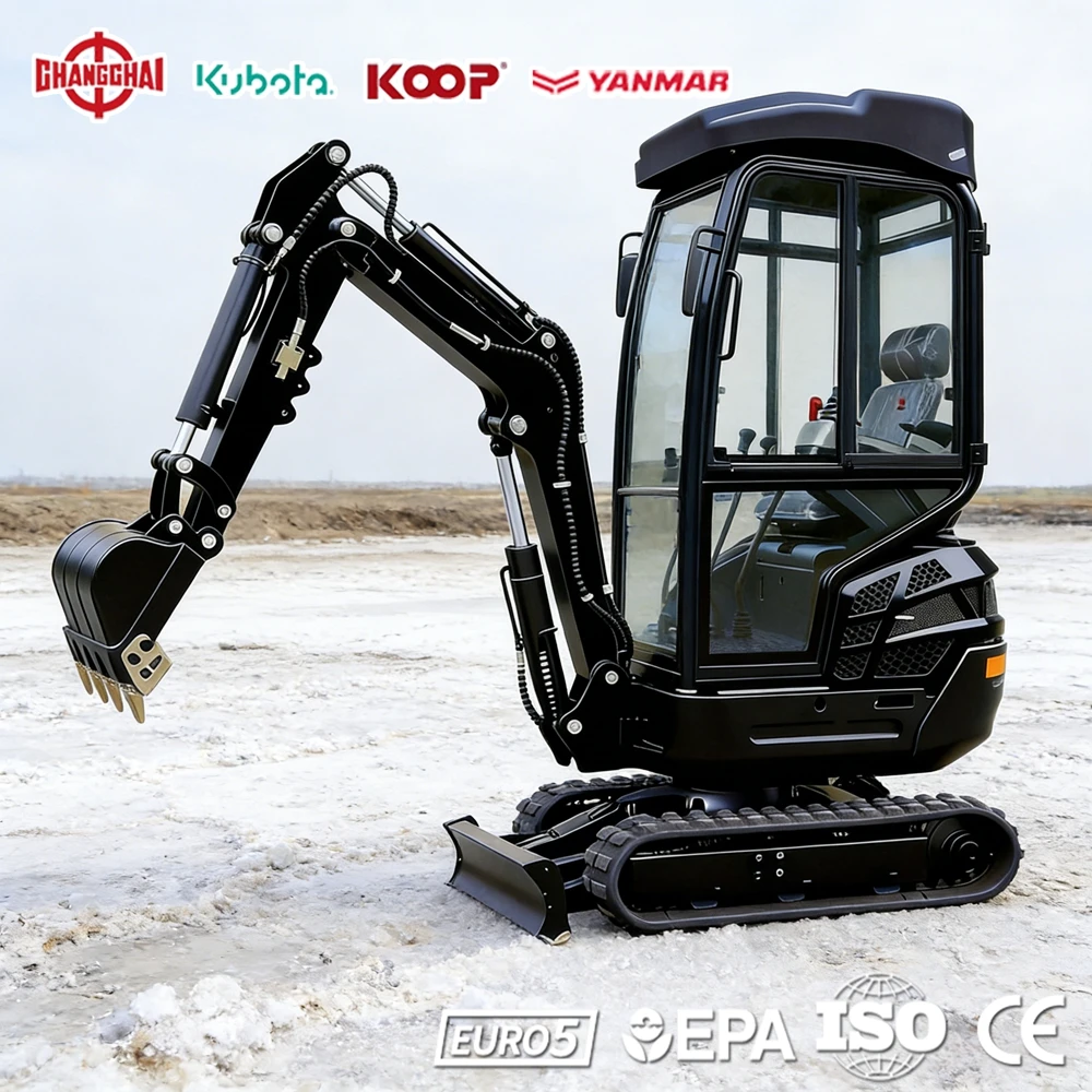 

Мини-экскаватор 1.0 тонны, сельскохозяйственный, строительный, 1.7 тонны, 2.0 тонны, с навесным оборудованием, Европа, EPA Euro 5, CE, прямые продажи с завода