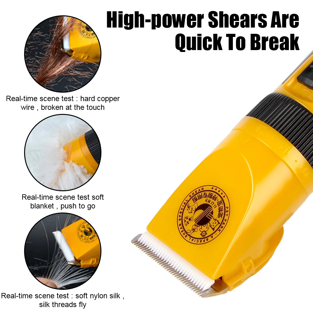Haircut Trimmer Shaver Set Ceramic Blade Pet Hair Clipper for Rabbit Cat Puppy Grooming Clipper Cutter Electric Scissors - view 2