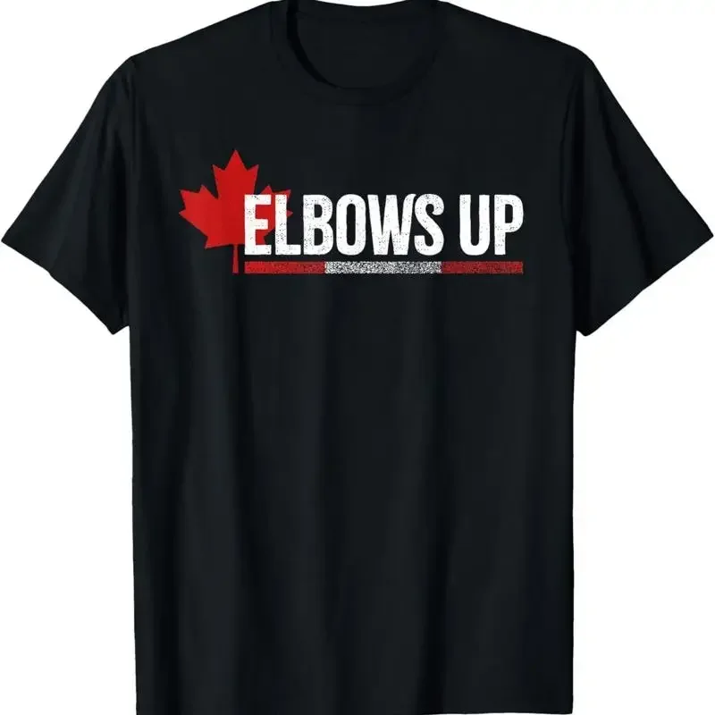 Elbows Up Canada Flag Free Proud Canadian North Strong T Shirt