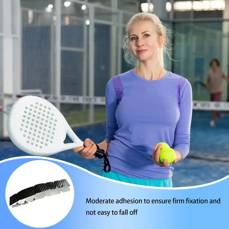 Racket Edge Guard Tape 31.5 Inch Black Racket Tape Racket Anti-Scratch Frame Protection Sticker Protects Paddle Edge