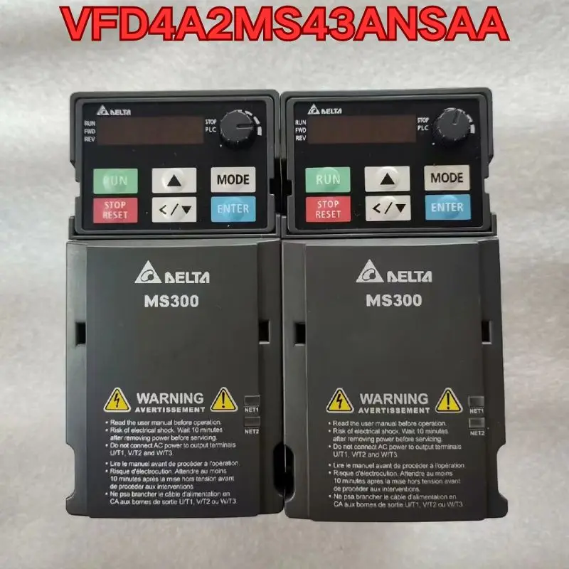 

Second-hand disassembled VFD4A2MS43ANSAA inverter function test is normal