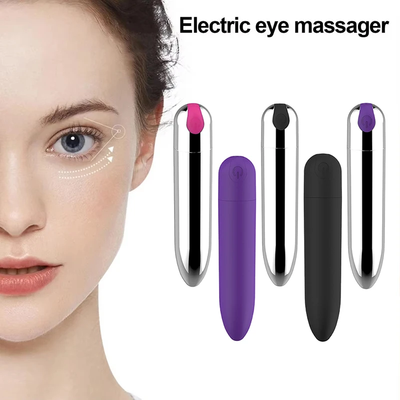 Portable Vibrating Eye Massager Eye Beauty Devices Massager Machine Waterproof Wireless Rechargeable Eye Fatigue Relief Tool