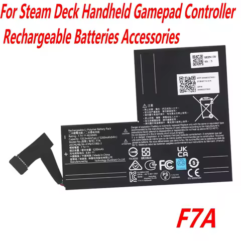 NEW F7A F7G Laptop Battery For Steam Deck LCD / OLED Handheld Gamepad Controller Rechargeable Batteries