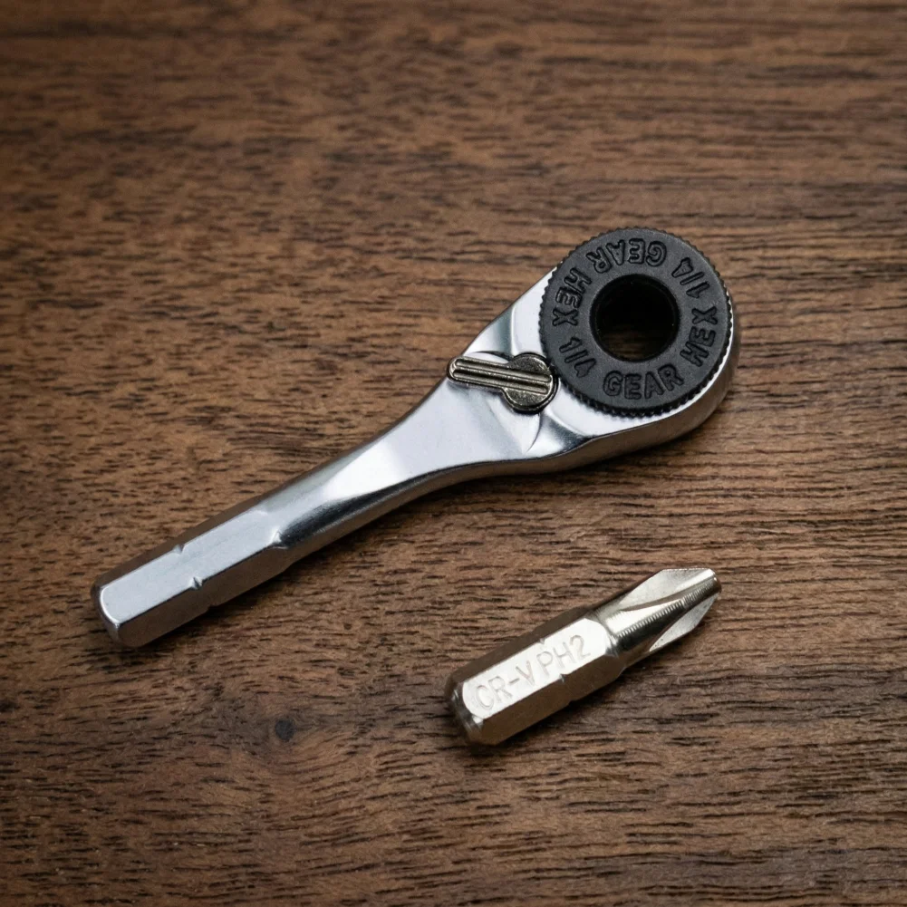 

Мини-трещоточный ключ из легированной стали с удобной рукояткой, высоким крутящим моментом, портативный, многофункциональный инструмент для ремонта