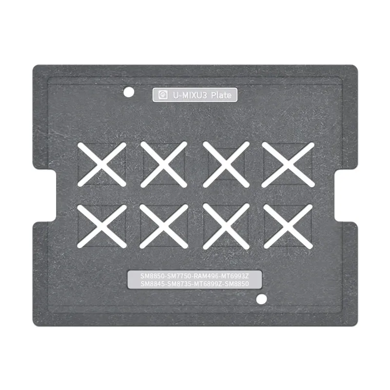 Amao MIXU3 BGA Reballing Stencil for Qualcomm SM8850/7750/8735/8845 and MediaTek MT6993Z/6899Z/6858V