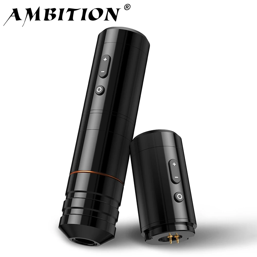 Ambition Ninja Nova 2024 Najnowsza nieograniczona bezprzewodowa maszynka do tatuażu 4.0/3.5mm Bezszczotkowy silnik do tatuażu na ciele artysty