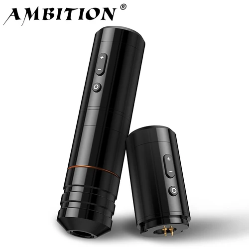 Ambition Ninja Nova 2024, la última máquina de tatuaje inalámbrica ilimitada, Motor sin escobillas de carrera de 4,0/3,5mm para cuerpo de artista tatuaje