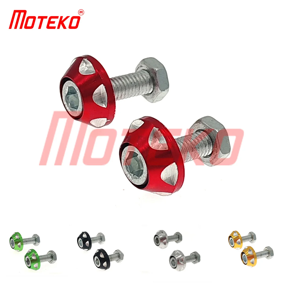 

BX18030131 10 SETS M6 HEXAGONAL FASTENER BOLTS WITH MODIFILED ALUMINUM NUT COVER