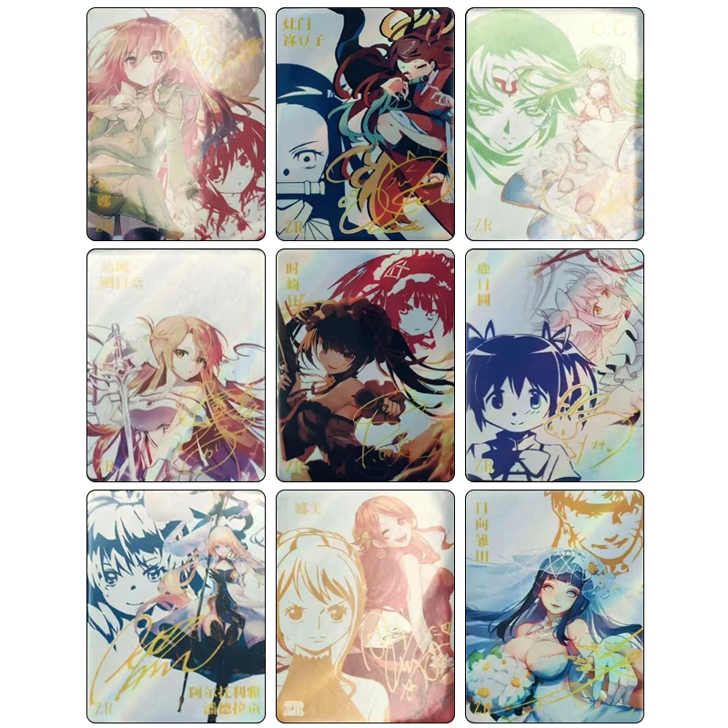 Homemade Goddess Story 5M01 Series Nami Tokisaki Kurumi Yuuki Asuna Anime Characters Rare Toys Collection Card Christmas Gift