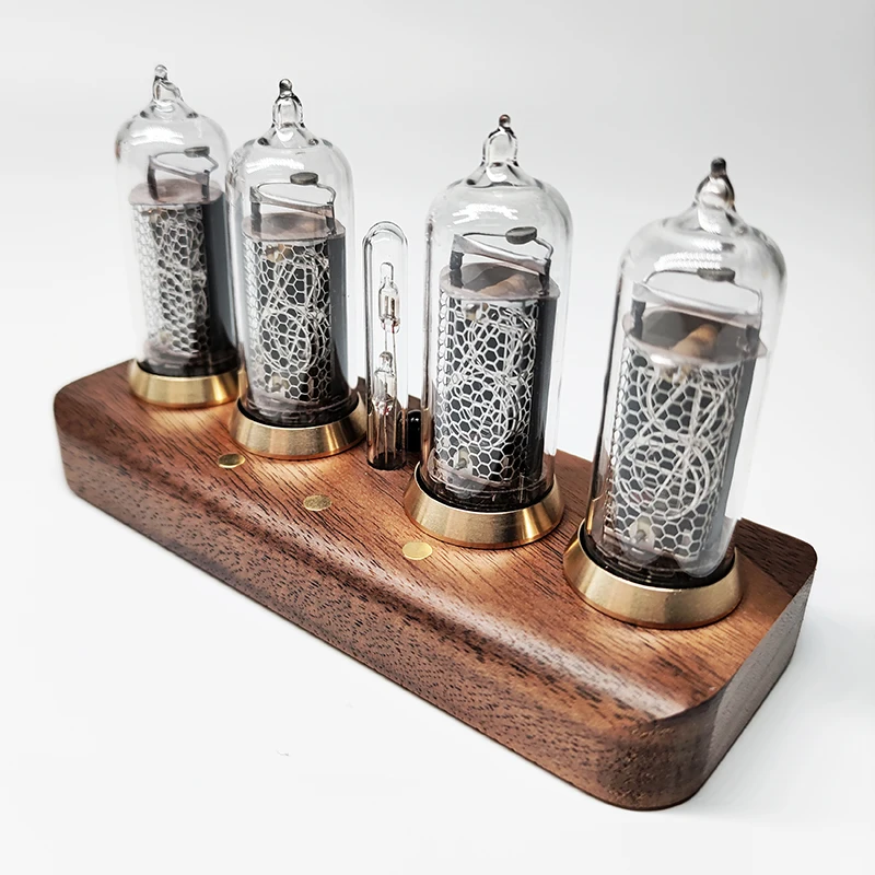 Glow nixie tube clock The former Soviet Union IN14 Bluetooth control glow tube electronic tube clock True glow clock