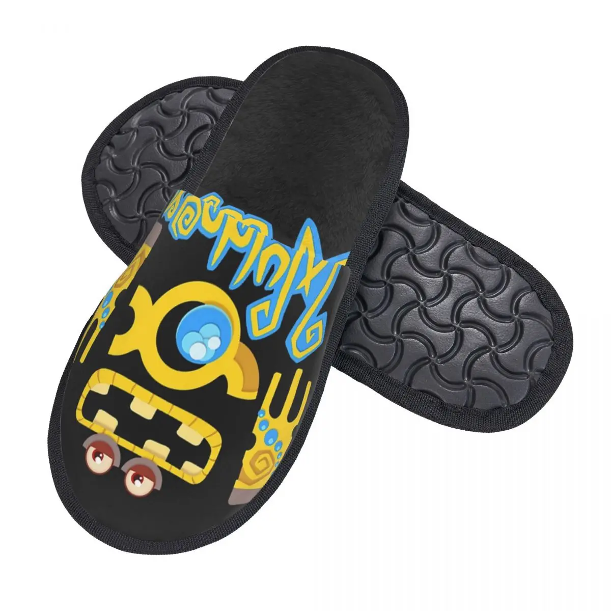 Wubbox sandal rumah My Singing monster langka sandal wanita nyaman busa memori Slip On kamar tidur sepatu sandal