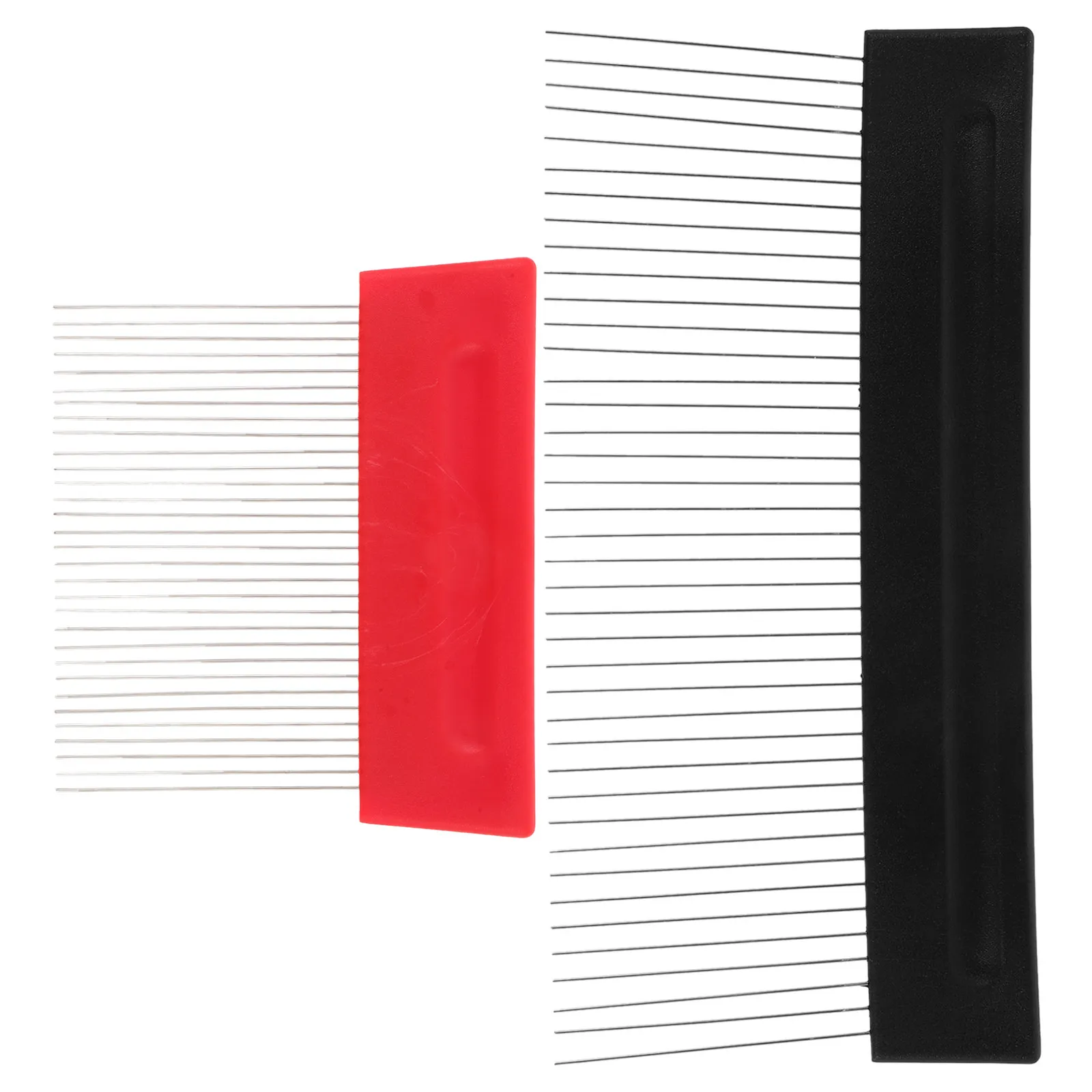 2Pcs Metal Texture Comb Tool Stainless Steel Paint Scraper for Wall Art Abstract Graining Plaster Painting Supplies