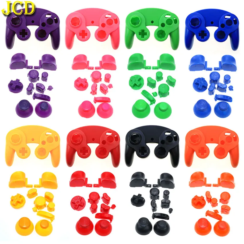 

JCD Handle Housing Shell Case For NGC Gamecube Controller Front / Back Cover With Button Kit