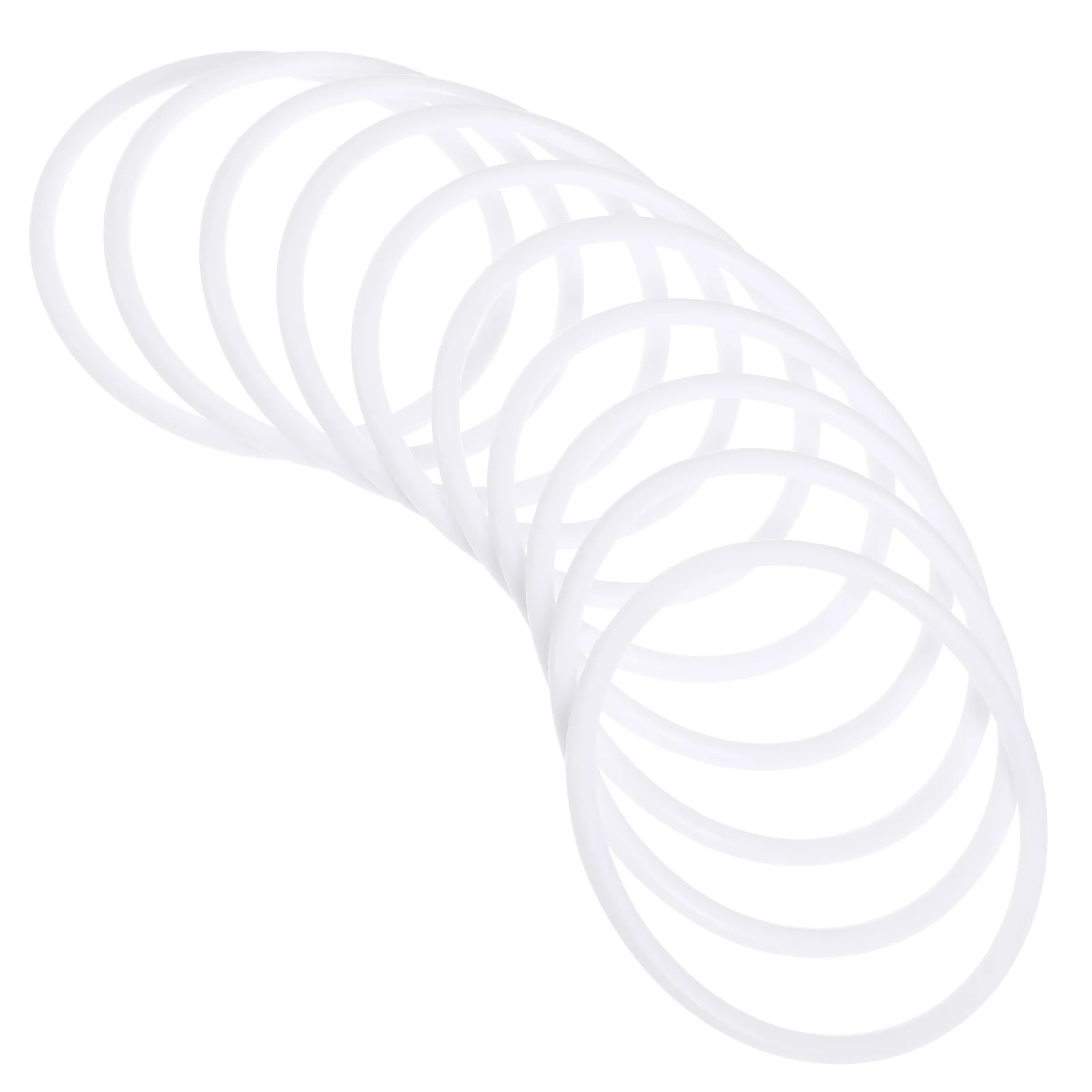 

20pcs Dreamcatcher Kit 11Cm Plastic Rings For Diy Crafts Round Hoops Mandalas Wall Hanging Decor Craft Yarn Compatible