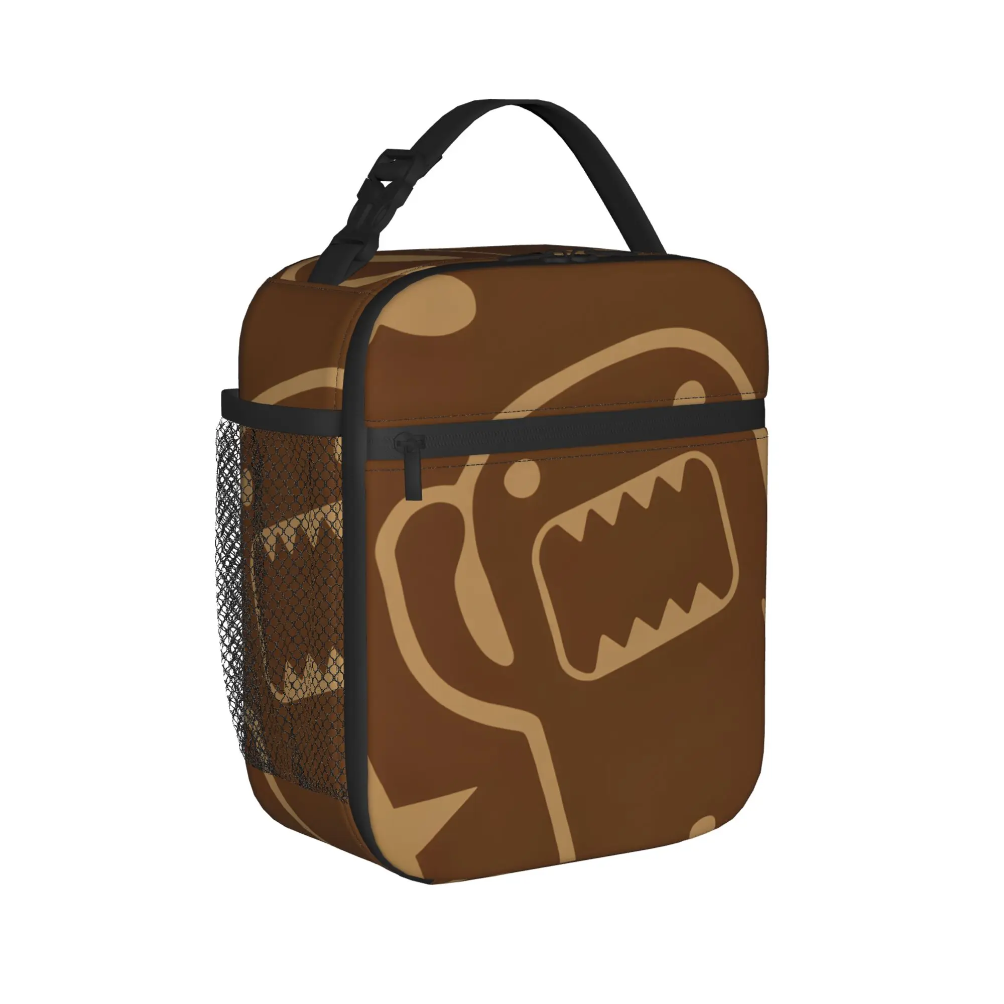 Domo Meme  Lunch Bag  Vintage Lunch Box For Adult Outdoor Picnic Convenient Cooler Bag Waterproof Graphic Thermal Tote Handbags