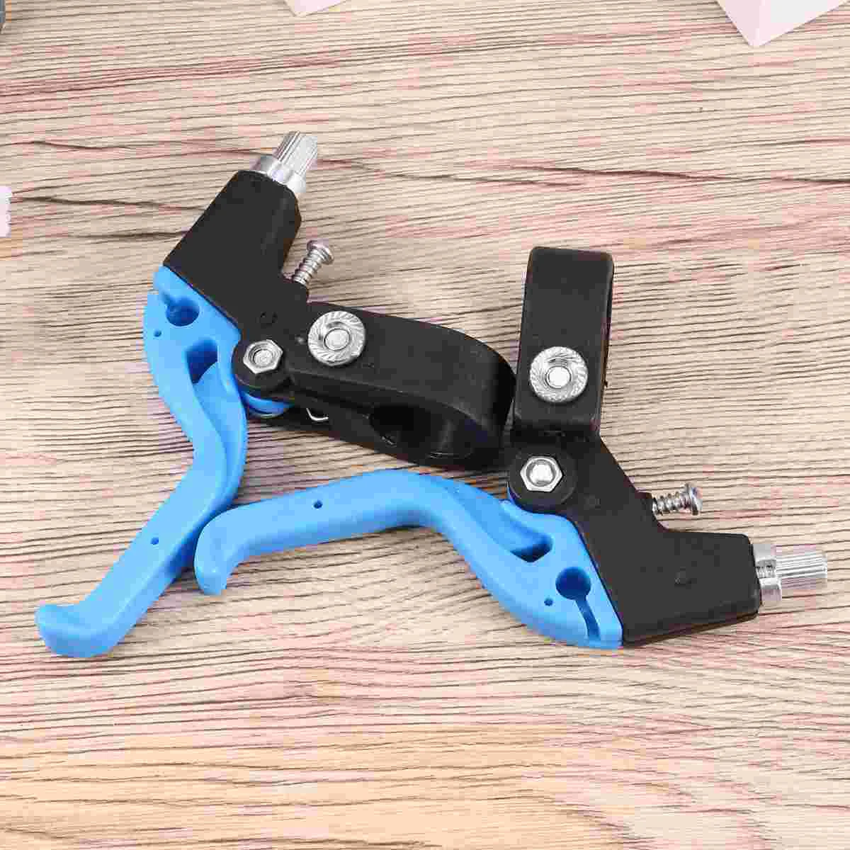 

1 Pair Brake Handle Cover Bike Brakes Cycling Parts Children Brake Levers Suitable for 22cm Diameter Handlebar (Blue)