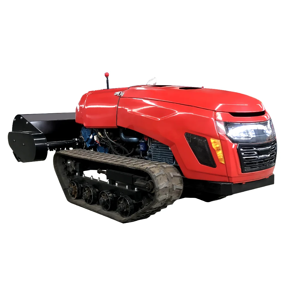 Multi-functional Spring Cultivator Remote Control Rotary Tiller Crawler Air Cooling Farm Plow Machine