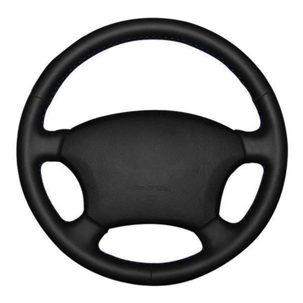 

Car Steering Wheel Cover DIY Black Artificial Leather For Toyota Land Cruiser Prado 120 Sienna Hilux 4Runner Sequoia Highlander