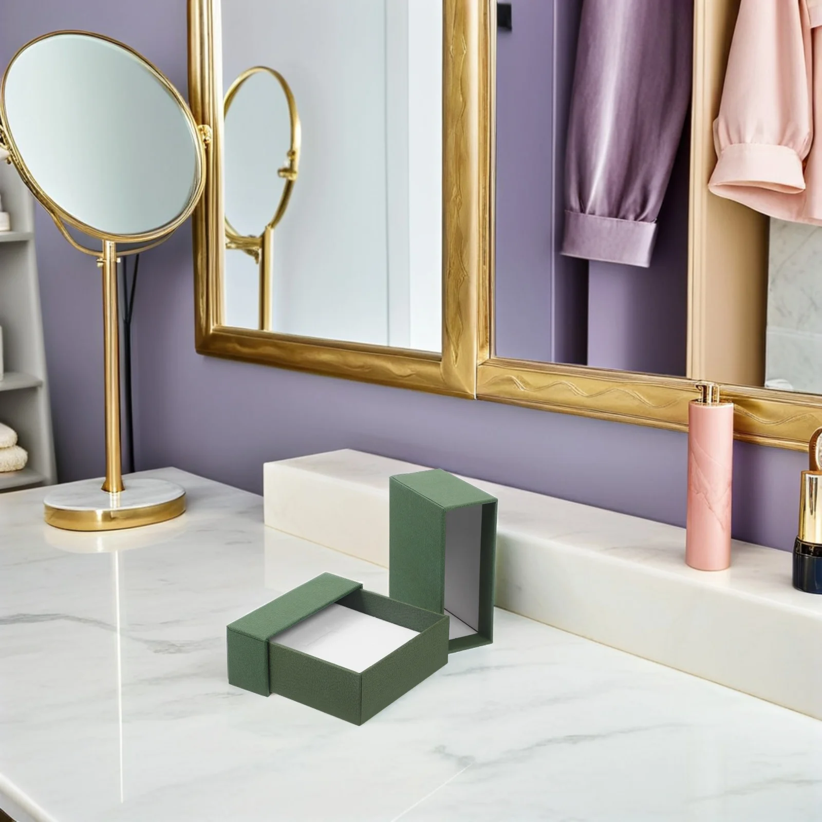 صندوق درج منظم المجوهرات، حقيبة تخزين على شكل قلادة مدمجة للنساء، أقراط متدلية صغيرة للسفر، صندوق تعبئة تذكار