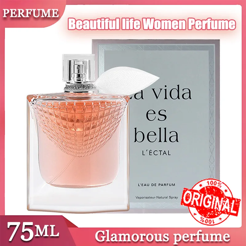 Nuevos Perfumes originales de 75ml, Perfume para mujer, fragancia de rosa de amor verdadero, Perfume duradero, Perfume de temperamento romántico Natural fresco