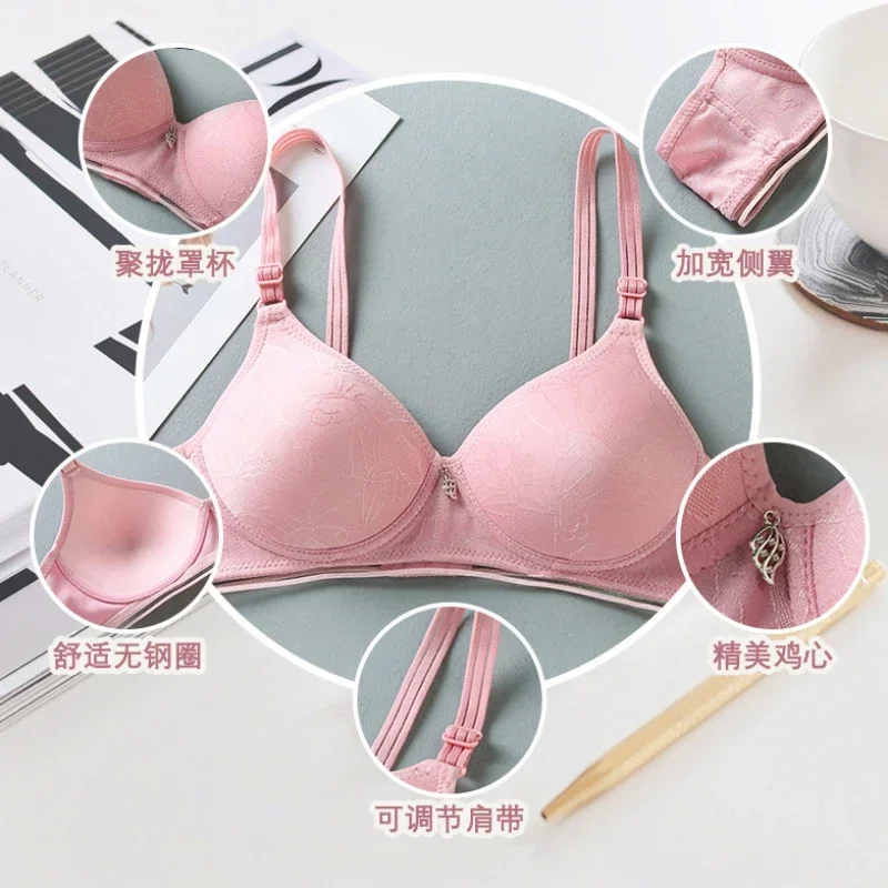 Women Seamless Bra Sexy Push Up Bralette Wireless Female Lingerie Breathable Thin Cup Small Breast Brassiere Intimates Bras