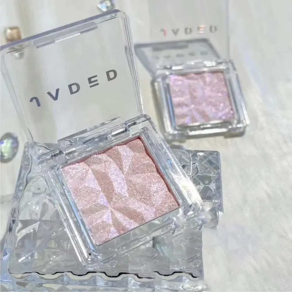 Glitter Fairy Highlight Palette Hoogglans Poeder Langdurige Glitter Oogschaduw Gezichtscontour Kristal Fleuren Make-up