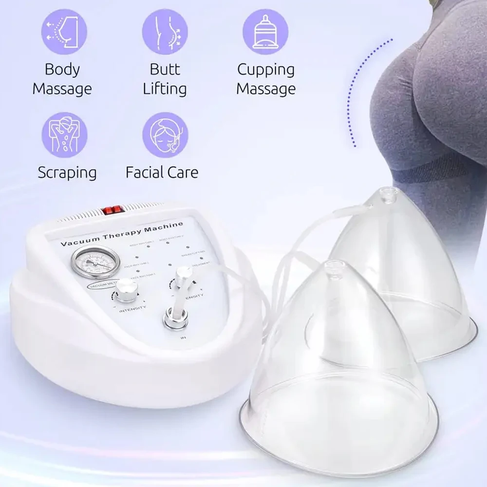 Hot Sale Orange Vacuum Cup butt vacuum therapy machine breast Enhance Body Lymph Drainage Care Device