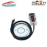 Newest V2.3.8 FORS ELS27 Works ELM327&J2534 Pss-Thru Green PCB PIC24HJ128GP+FTDI Chip OBD2 Diagnostic Cable Multi-language
