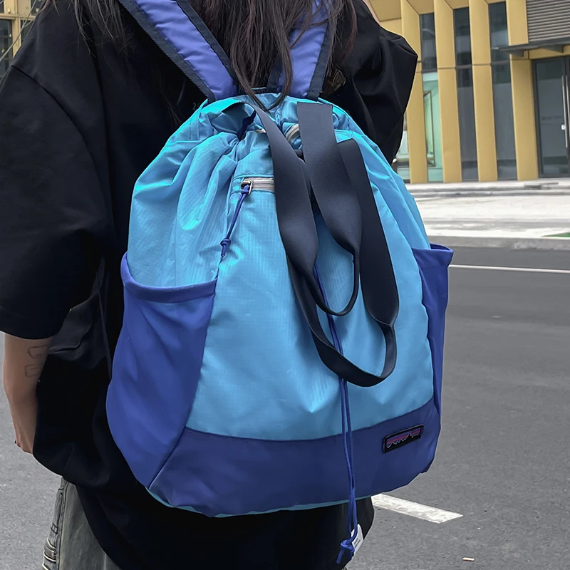 حقيبة ظهر خفيفة الوزن قابلة للطي بسعة كبيرة، مناسبة للمشي لمسافات طويلة والسفر والمغامرات الخارجية - أكتاف قابلة للتعديل