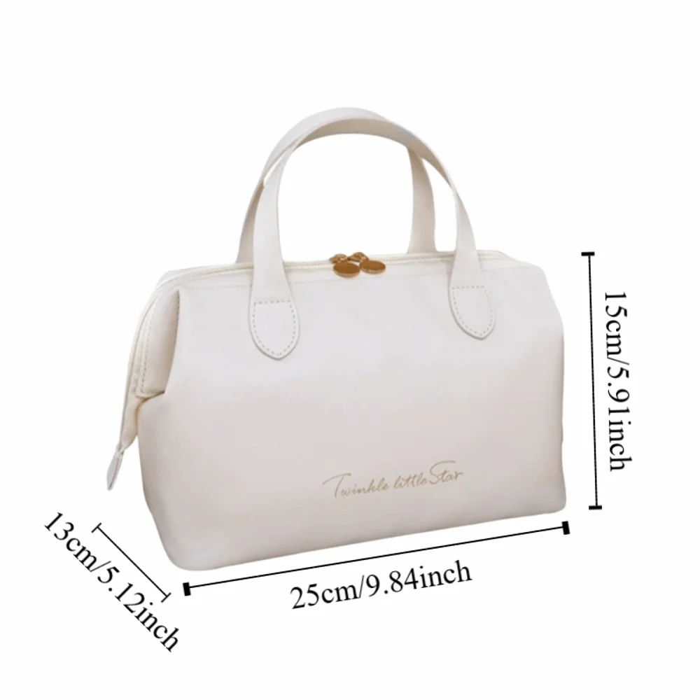 Ins حقيبة مستحضرات التجميل للسفر ذات سعة كبيرة مقاومة للماء محمولة من البولي يوريثان حقيبة مكياج حقيبة غسيل محمولة متعددة الوظائف أدوات الزينة في الهواء الطلق #5