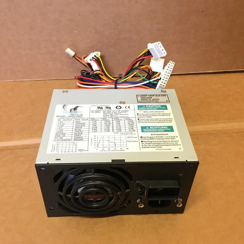 Industrial Control Power Supply for Nipron eNSP-300P BU-300P-24P 300W  Work Good