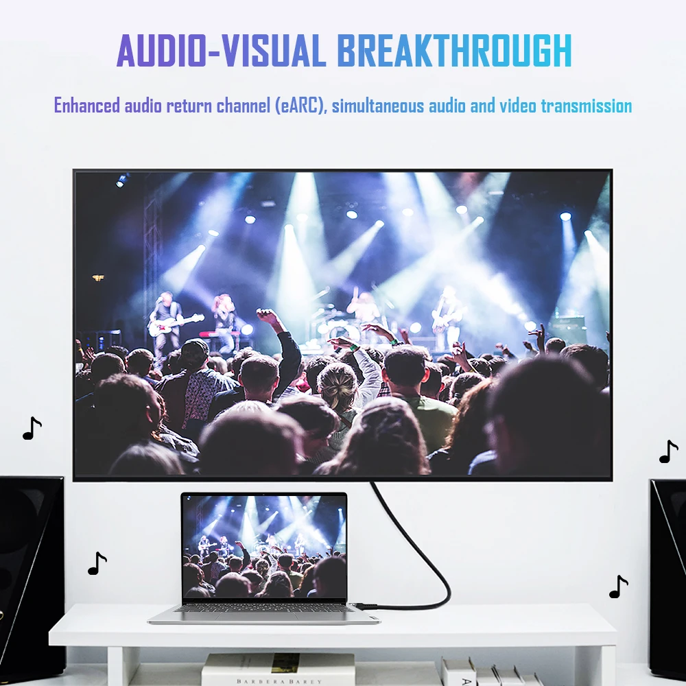 Câble tressé compatible HDMI, 8K 60Hz, HDMI 2.1, 4K 120Hz, 48Gbps, HDR VRR pour PS5, HDTV, boîtier de commutation HDMI 2.0