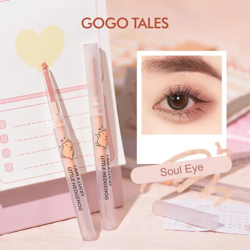 1/2/3PCS Shiny Glitter Oogschaduw Pen Ogen Potlood Eyeliner Parelmoer Matte Hoogtepunt Pen Fleuren Liggen zijderups Pen Cosmetica