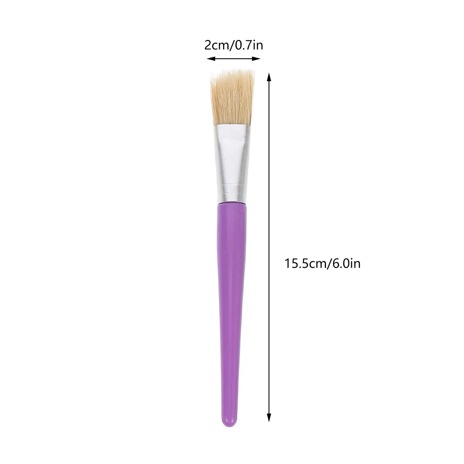 20 قطعة فرشاة الطلاء الملونة أداة الرسم النفط فرشاة الرسم شعيرات حياة طويلة مقبض مريح DIY الكتابة على الجدران #2