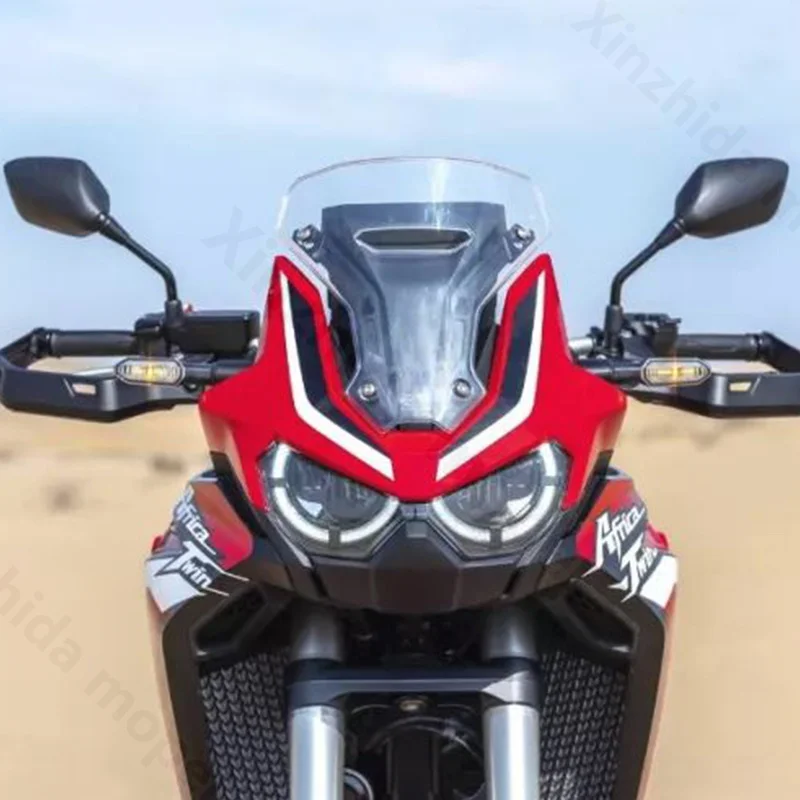 For CRF1100L AFRICA TWIN 2020 2021 2022 Motorcycle Sport Windshield Windscreens Wind Deflectors Transparent
