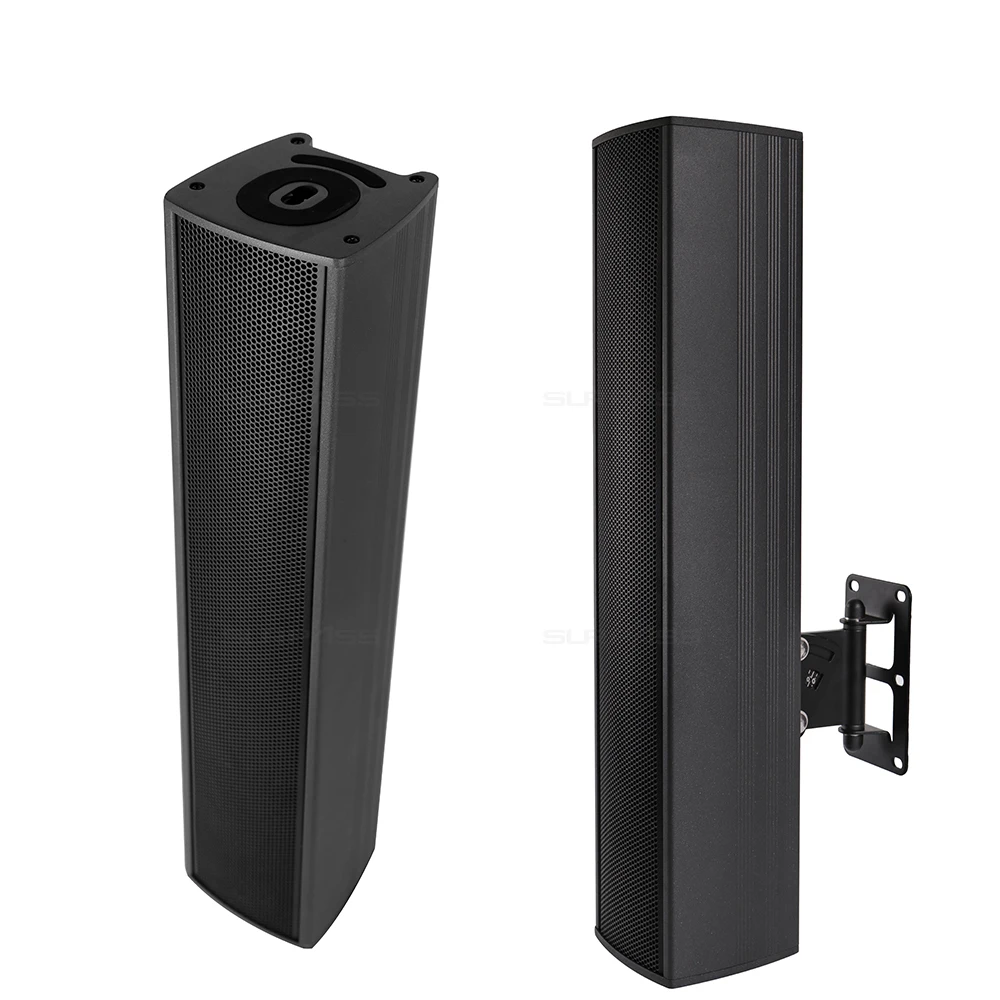 100V Fashion Slim Size 80W 160W High End Conference Speakers Narrow Size Column Speaker for school