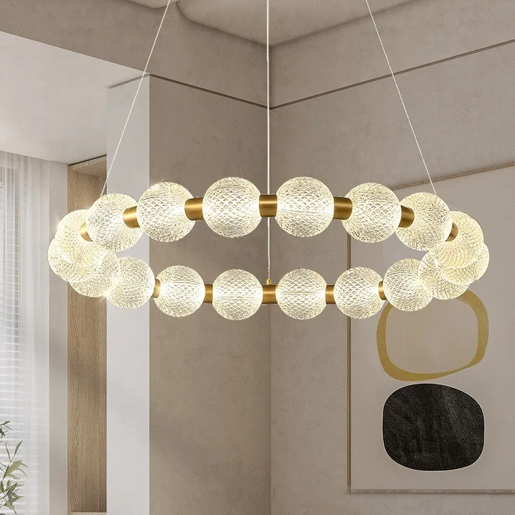 

Light luxury, living room, chandelier, modern, simple, main light, atmosphere, bedroom, dining room