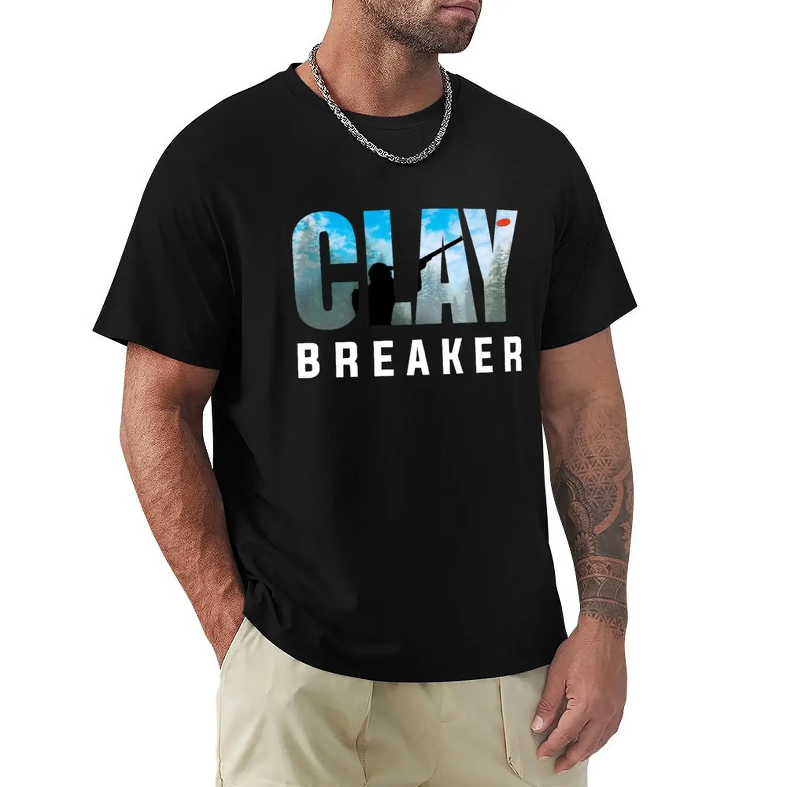 Clay Breaker -Clay Pigeon Shooting Shot Gun Skeet Trap Target Gifts T-Shirt street wear vintage t shirts shirts graphic tee men