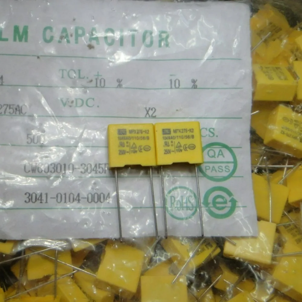 

20PCS 0.1uf/275vAC 100nf u1 104 new 10mm film capacitor