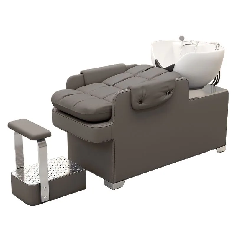

Internet celebrity shampoo Multifunctional shampoo bed Barber shop Hair salon Ceramic basin flush