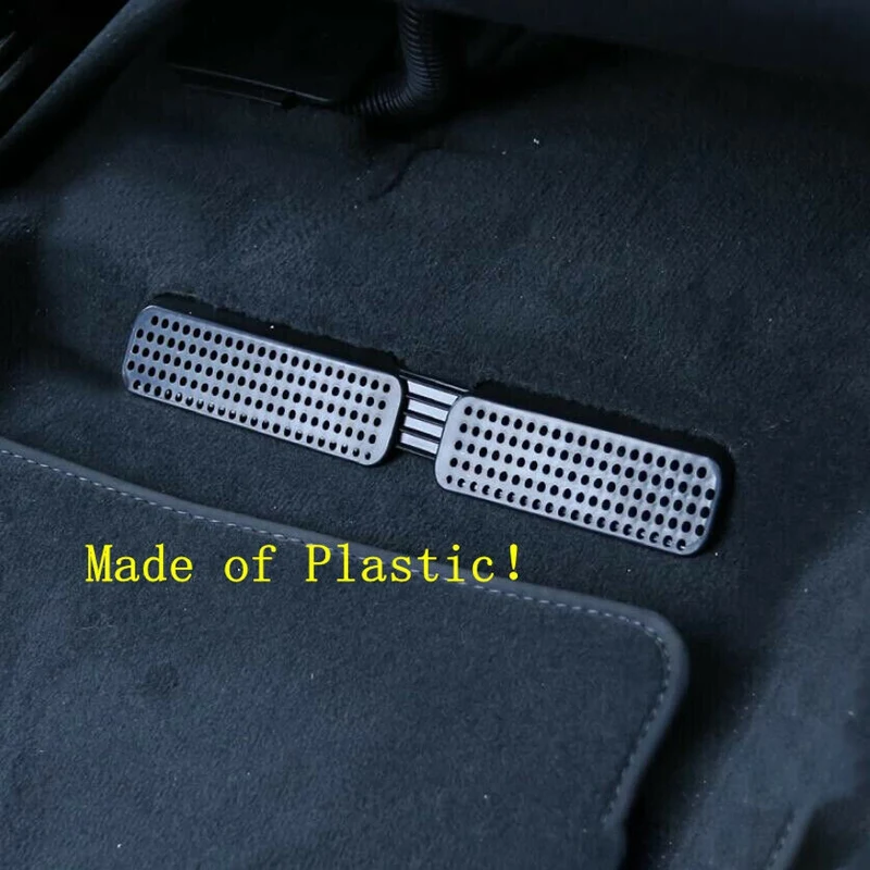 Car Rear Under Seat Air Vent Outlet Shell Air Conditioner Grille Cover For  Q5L