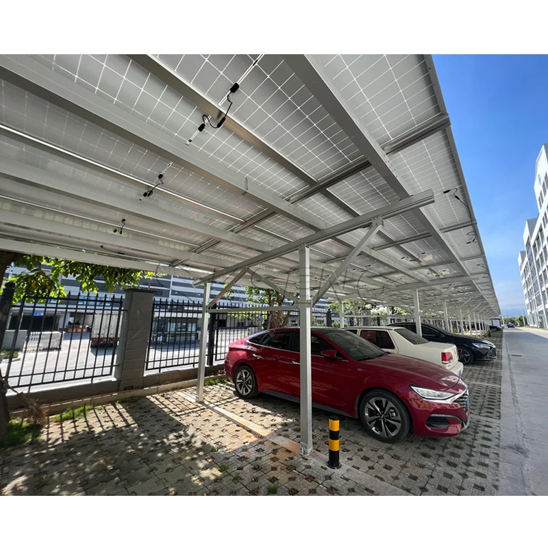 Solar Carport Aluminium Struktur Pemasangan Panel Surya Carport Solar Mount System Mounting Bracket Carparking