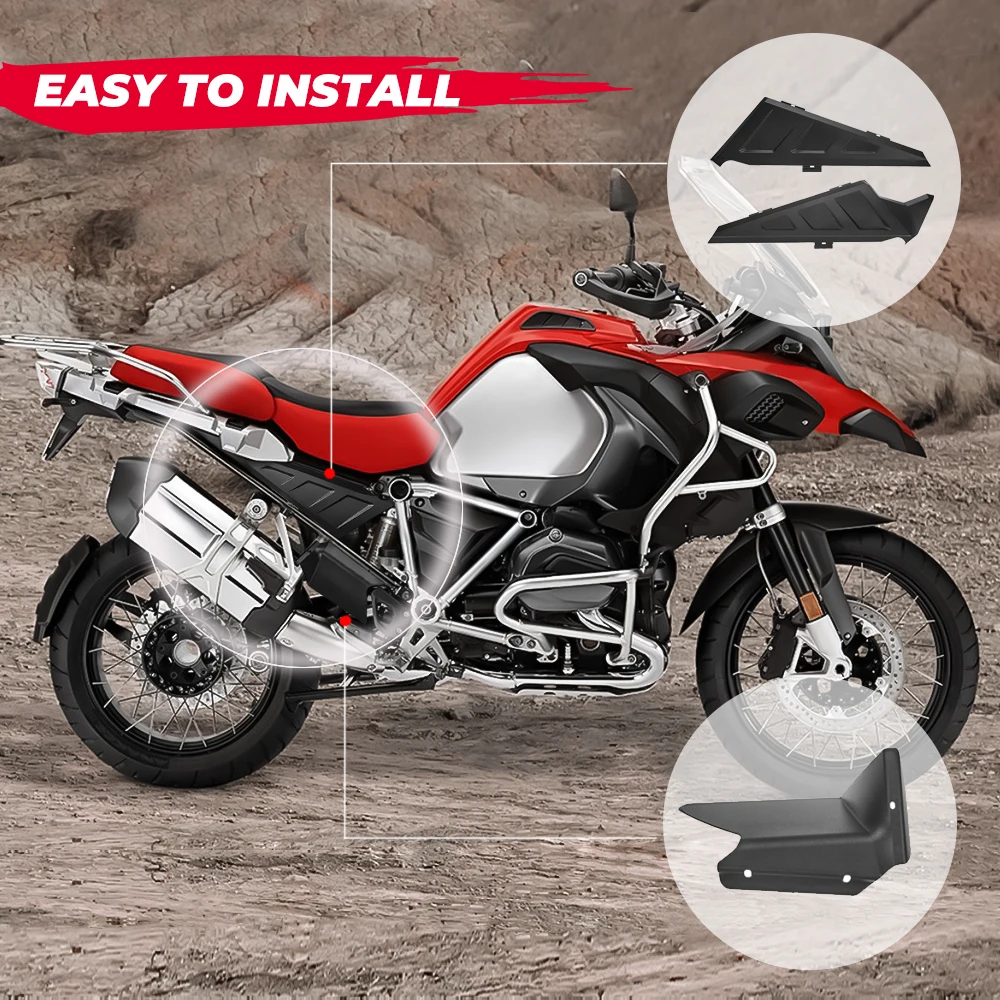 For BMW R1250GS R 1250 GS Adventure R1200GS ADV GSA LC 2014-2023 Frame Infill Side Panel Set Protector Guard Cover Protection