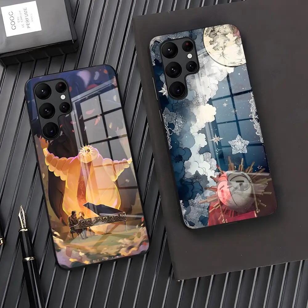 Clair Obscur Expedition 33 Phone Case For Samsung A25 A13 A33 5G A54 A36 A35 A56 A52 A14 Shockproof Glass Cover