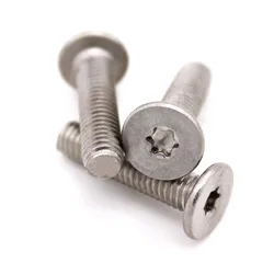 5/10/50pcs M1.6 M2 M2.5 M3 M4 M5 M6 M8 304 Stainless Steel CM Six-Lobe Torx Ultra Thin Super Low Flat Wafer Head Bolt Screw