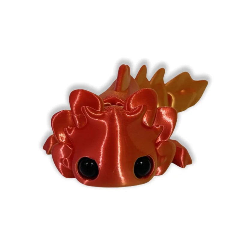 3D-gedrucktes kleines Tier-Set, gemeinsames süßes Salamander-Baby, 3D-gedruckte Tiere für Zuhause, Büro, Basteln, bedruckte Figuren, Weihnachtsgeschenke – Detail 6