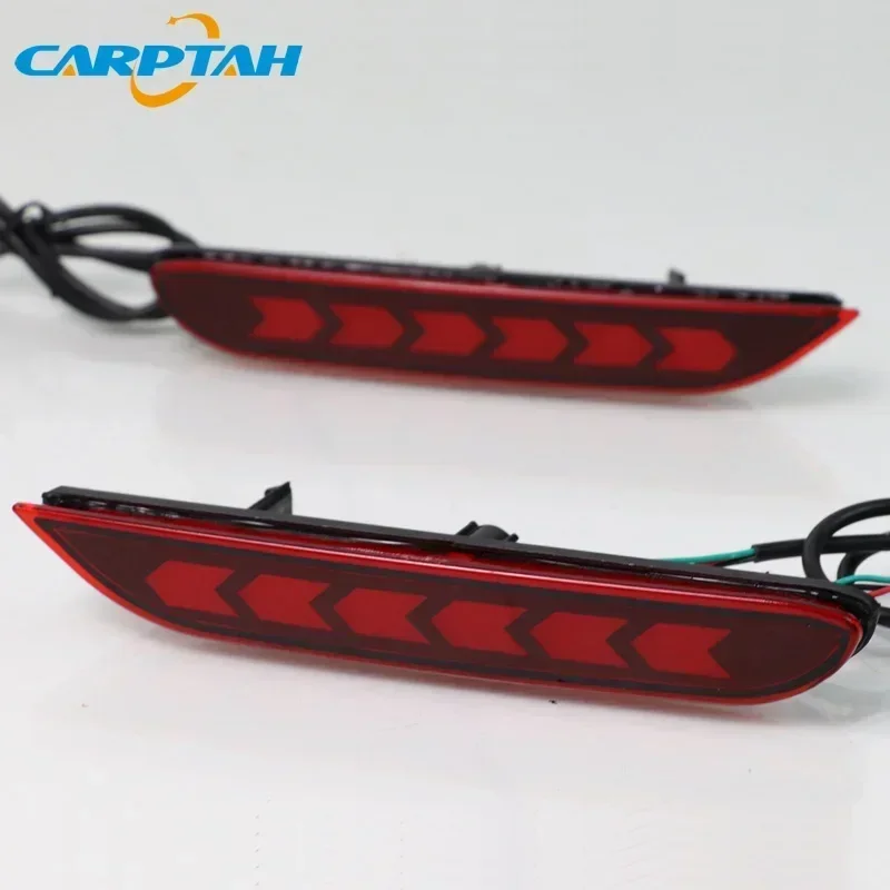 

Автомобильные светодиодные лампы заднего бампера для Nissan X-TRAIL 2014 2015 2016, стоп-сигнал, указатель поворота, резервный отражатель, задние противотуманные фонари