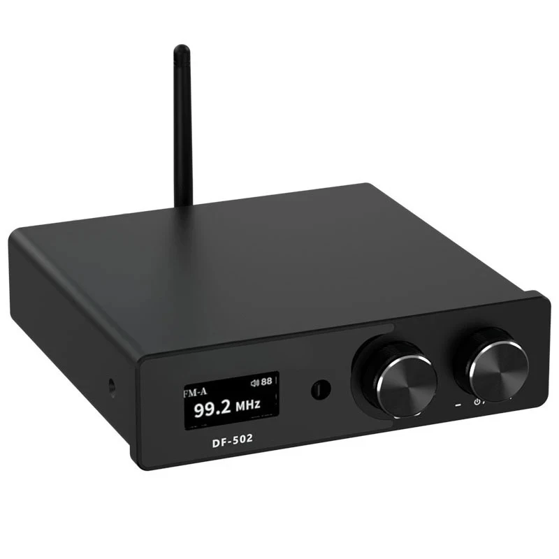 Multi-functional Audio Power Amplifier High Sensitivity FM Radio 50W * 2 Output Power Bluetooth 5.1 Infrared Remote Control