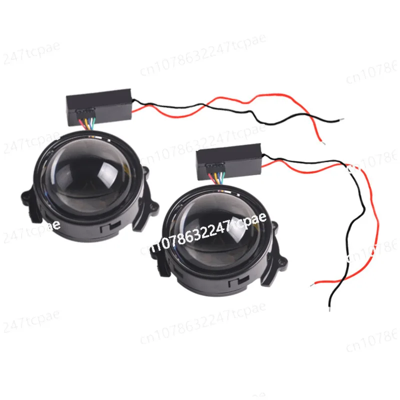 New car dynamic devil eye big car light LED lens modified eagle eye light 3 inch 12V No. 9 car modified